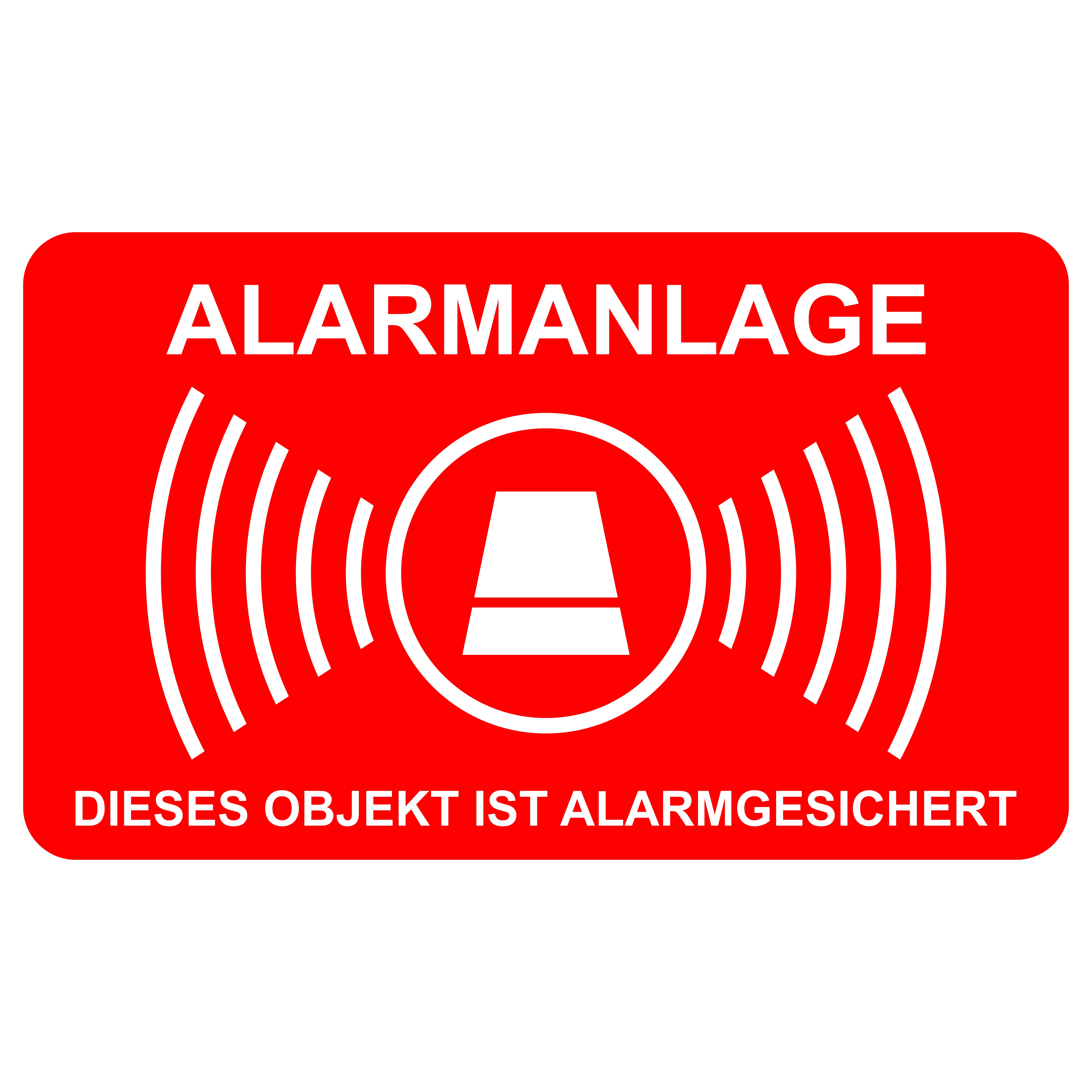 Alarm Aufkleber | Alarmanlage